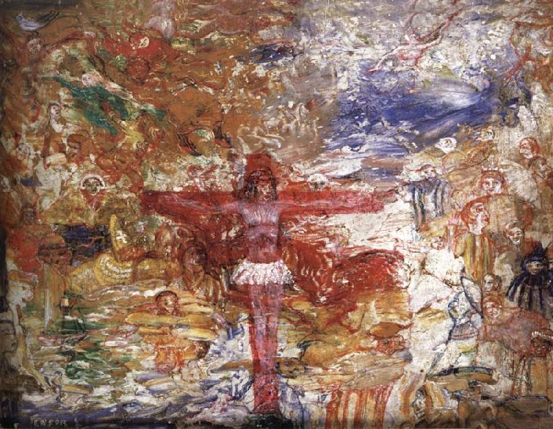 James Ensor Christ in Agony oil painting picture